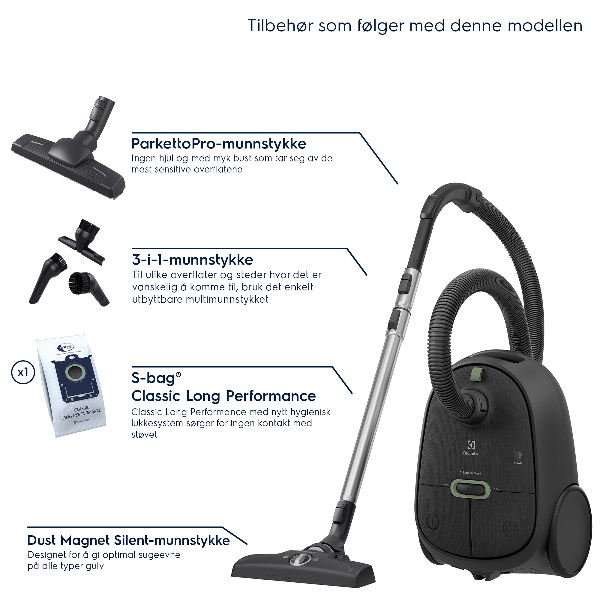 Electrolux - Støvsugere med pose - EB61C2GRN