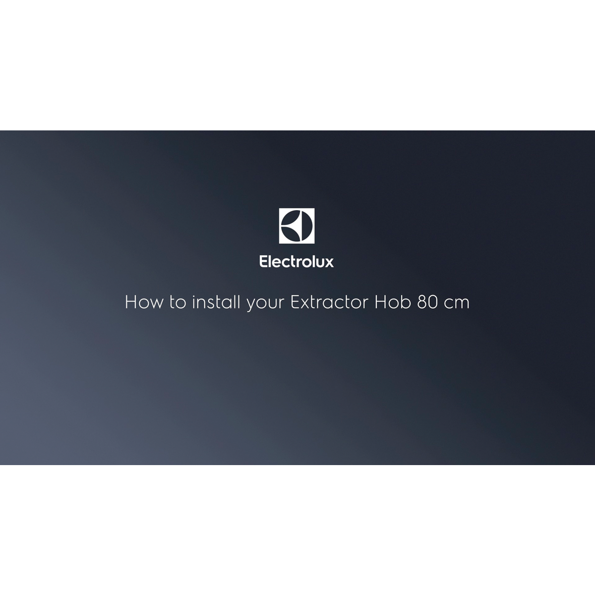 Electrolux - Induksjonstopper med integrert ventilator - HHOB865S