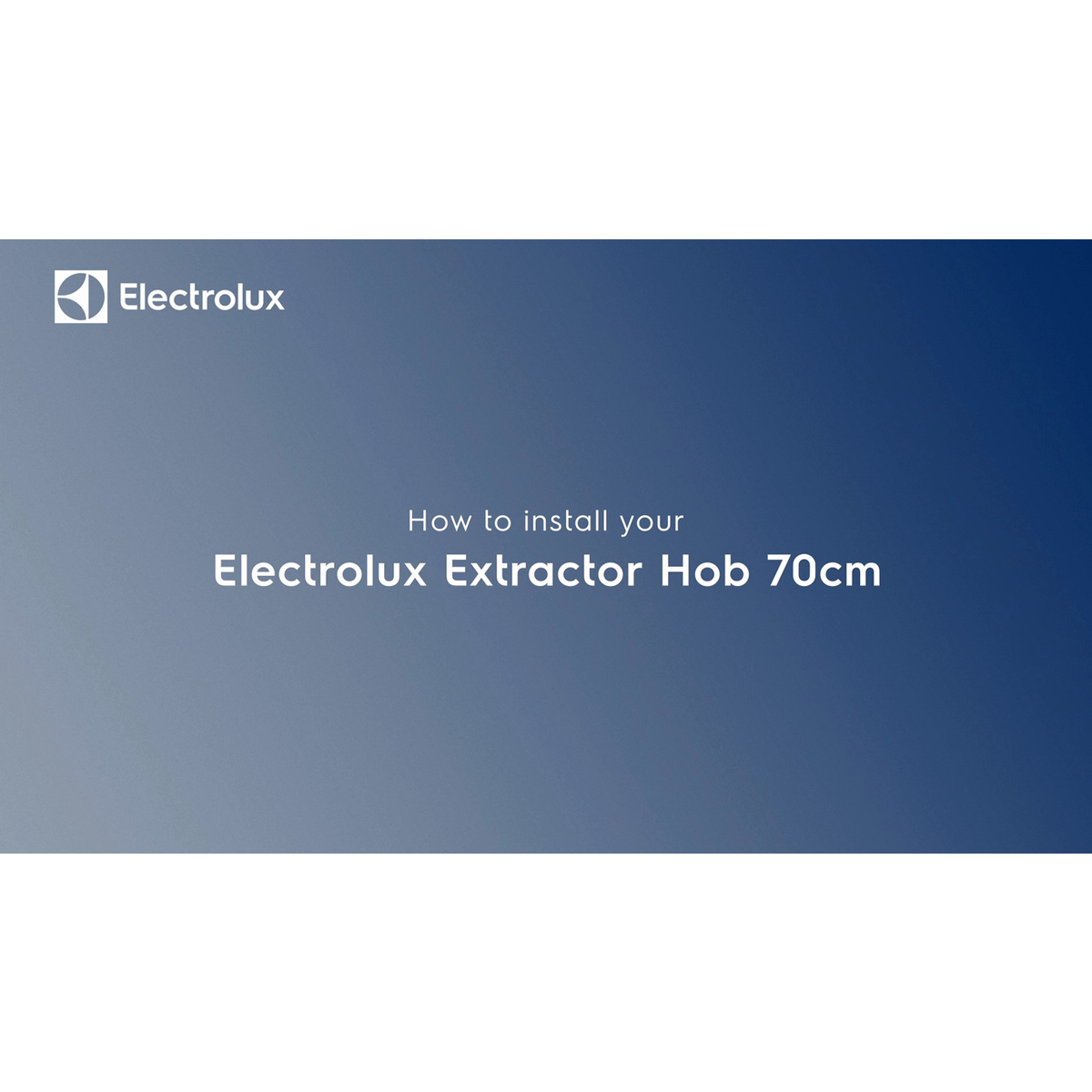 Electrolux - Induksjonstopper med integrert ventilator - Y85CC490I