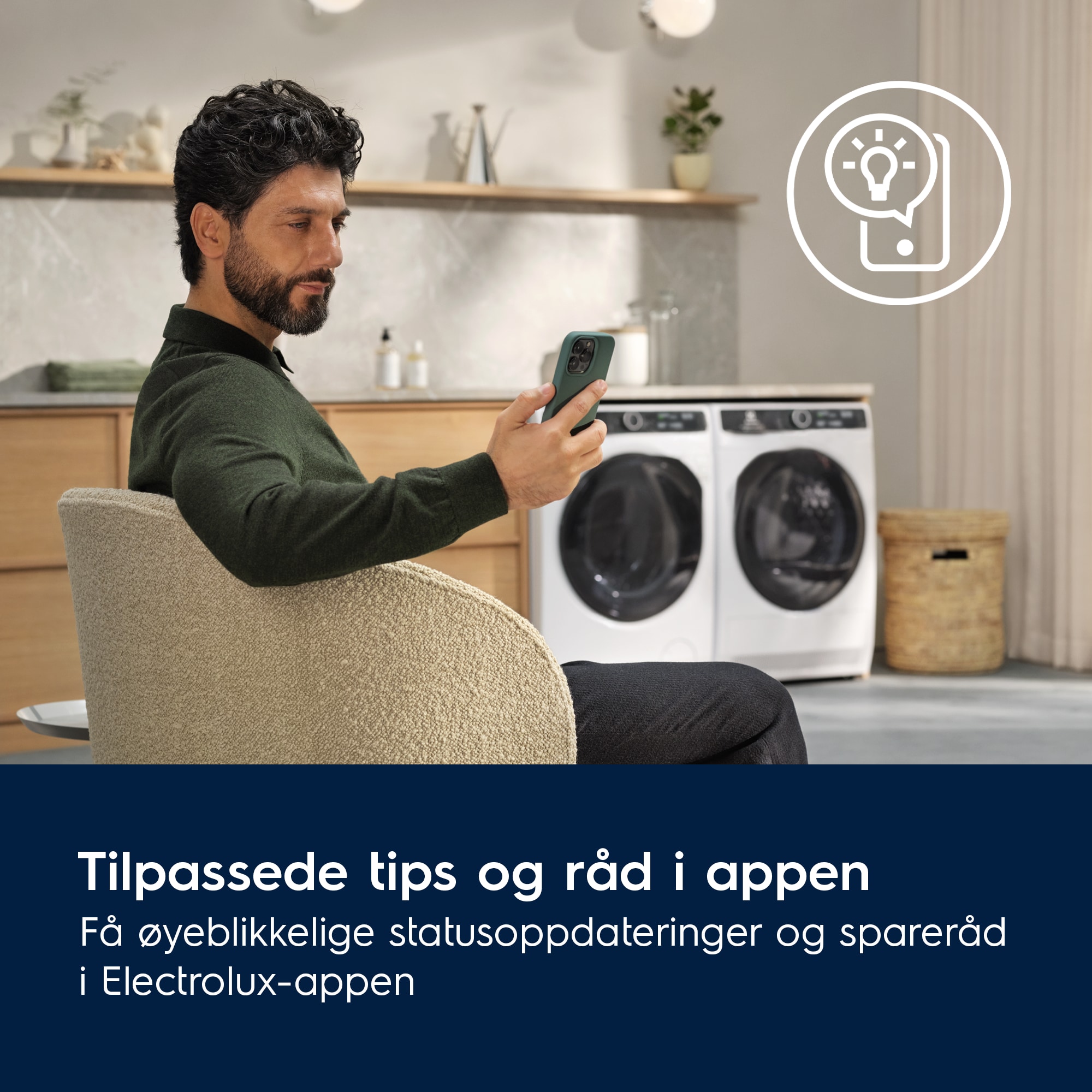 Electrolux - Vaskemaskin med tørketrommel - EWI754LY6Q