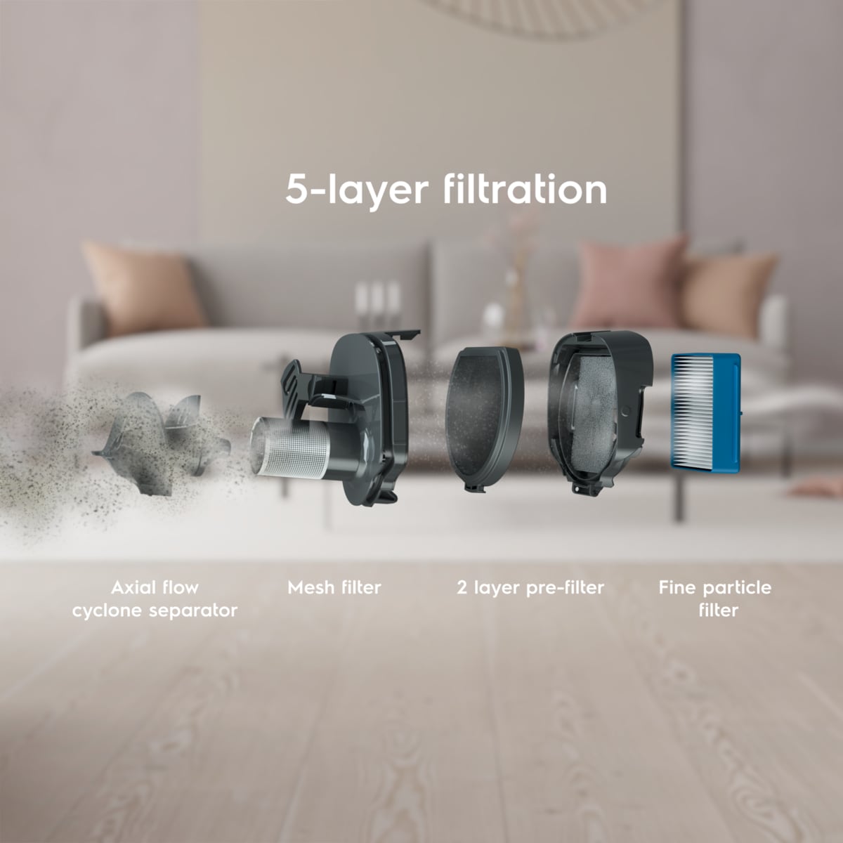 Electrolux - Oppladbar støvsuger - ES62P25WET