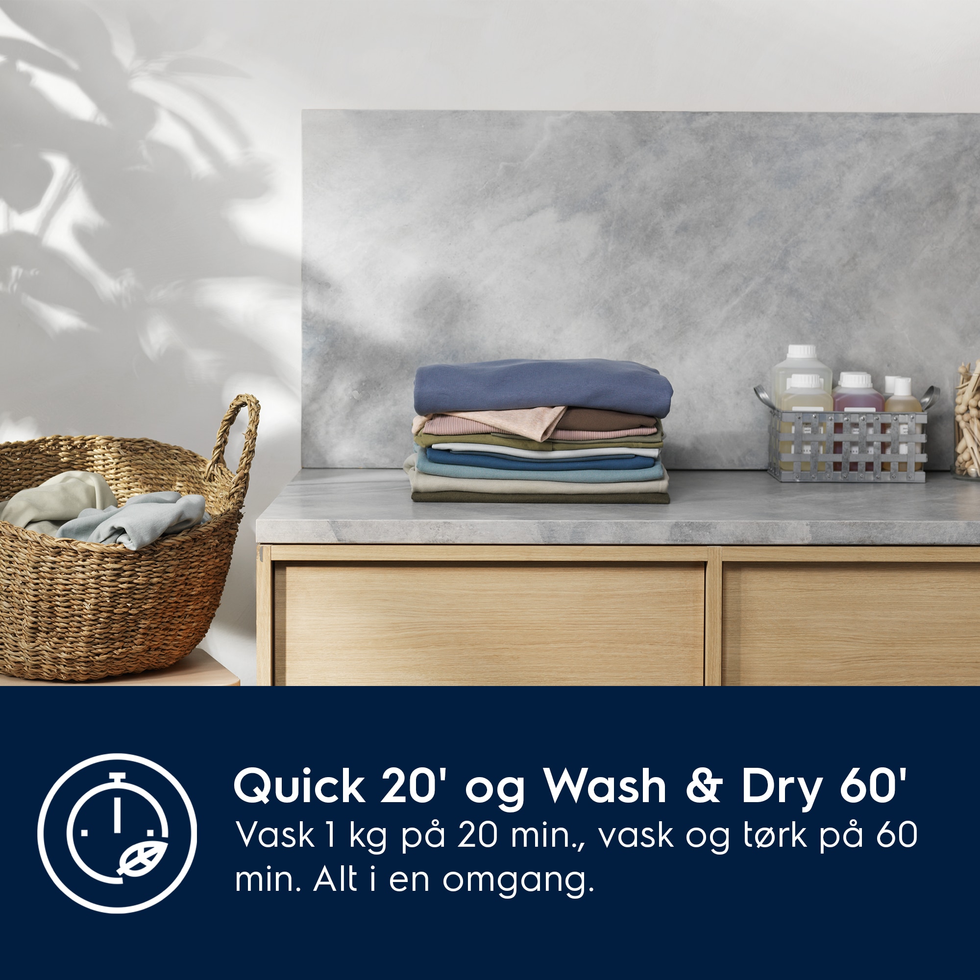 Electrolux - Vaskemaskin med tørketrommel, integrert - EW8WB864T3