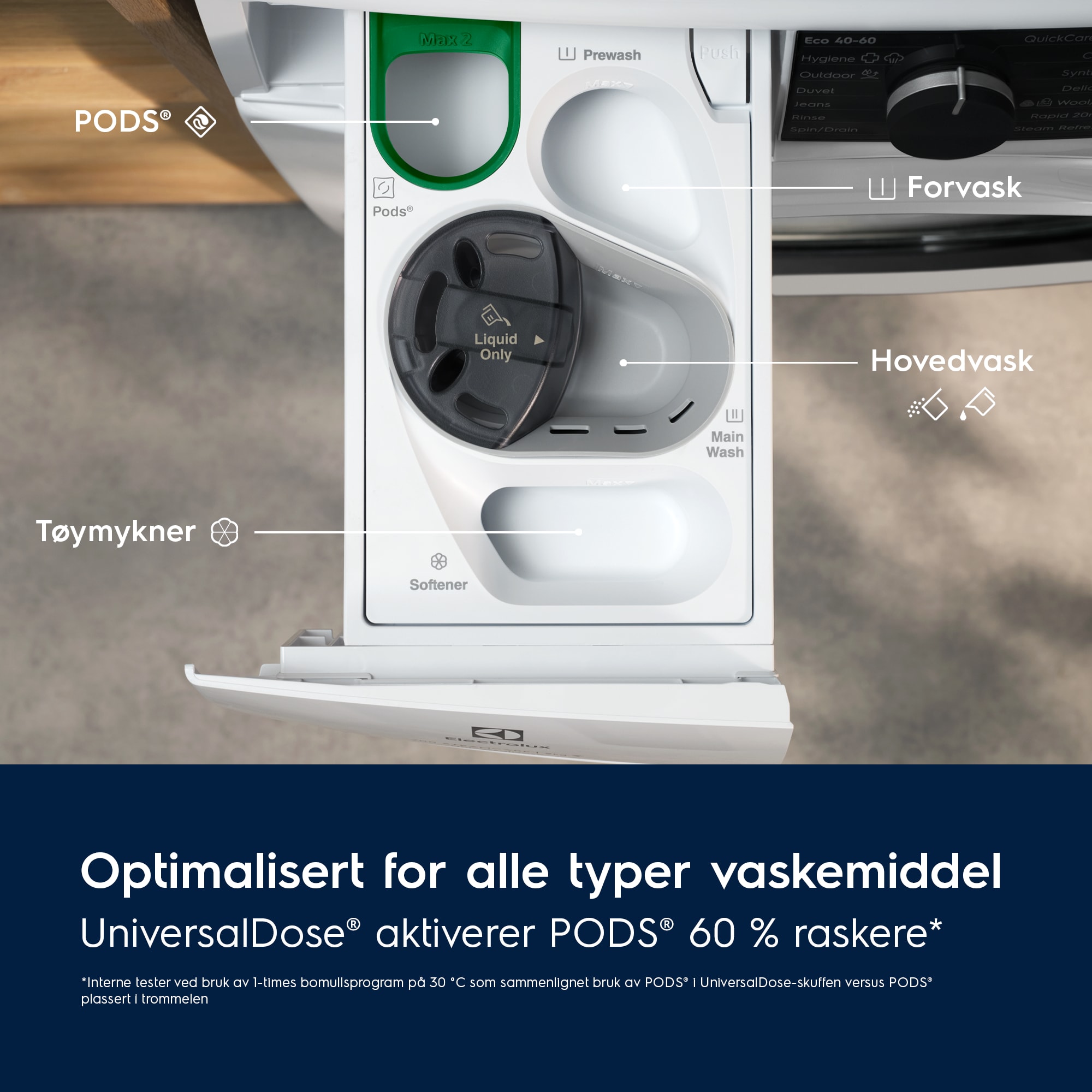 Electrolux - Frontmatet vaskemaskin - EFI853XY6U