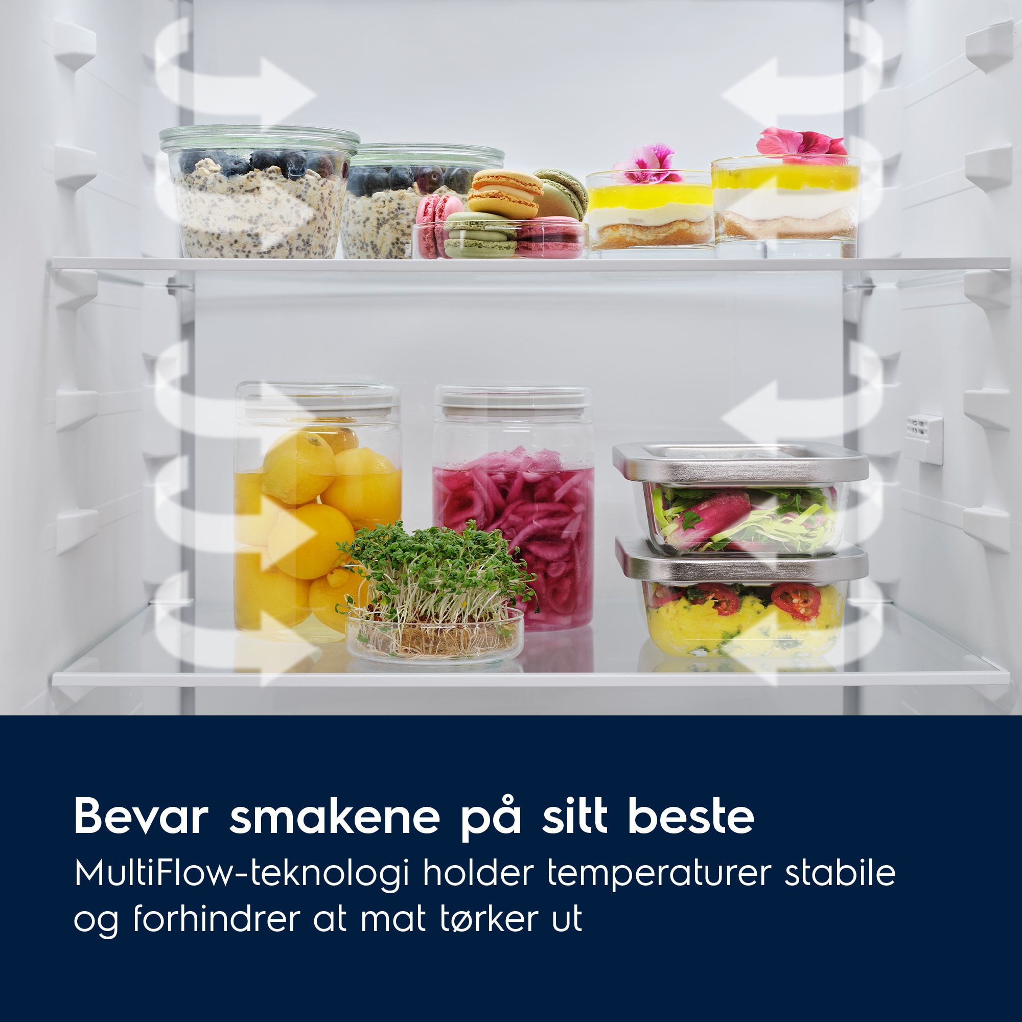 Electrolux - Integrert kombiskap - ENT6ME19S