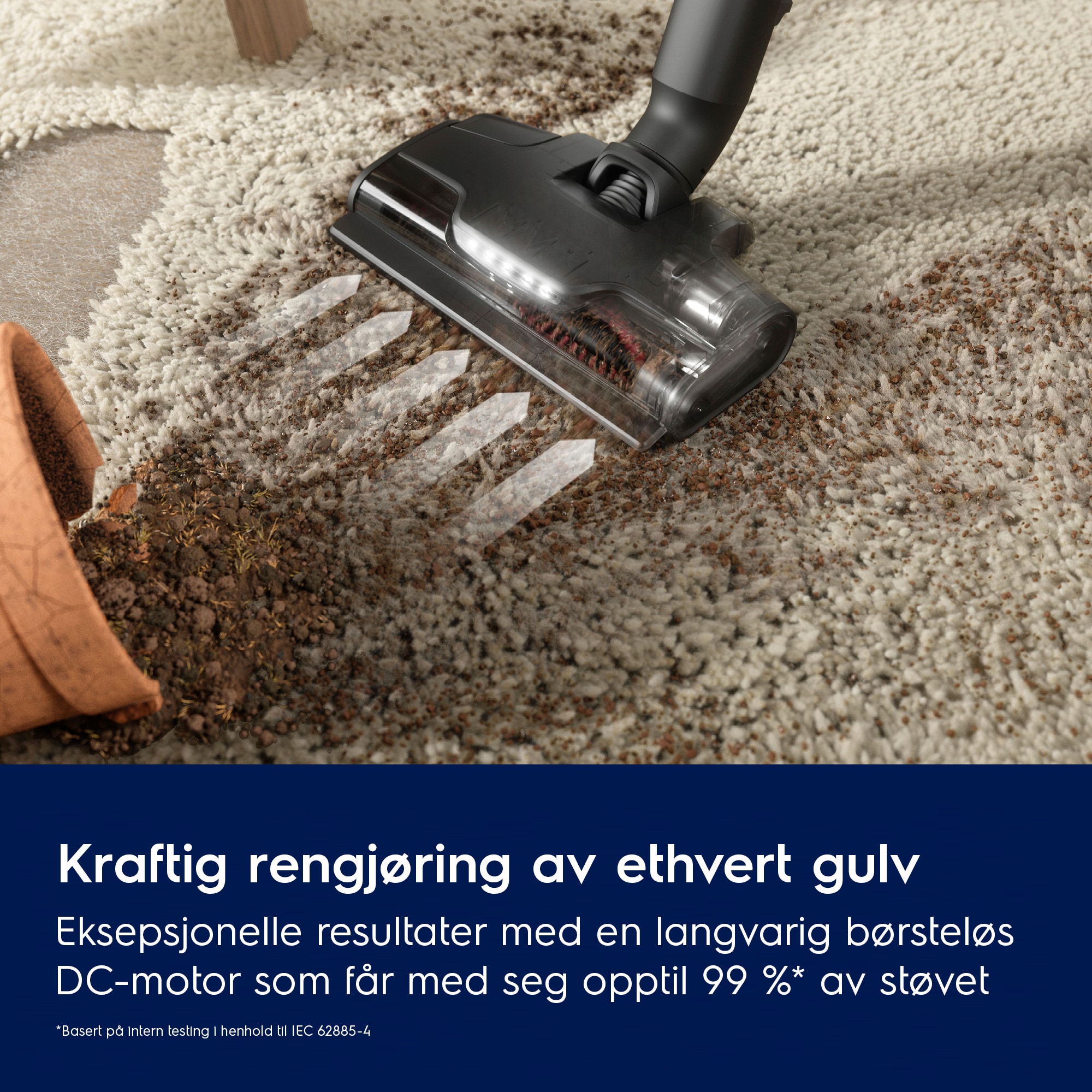 Electrolux - Oppladbar støvsuger - EP83UB25SH