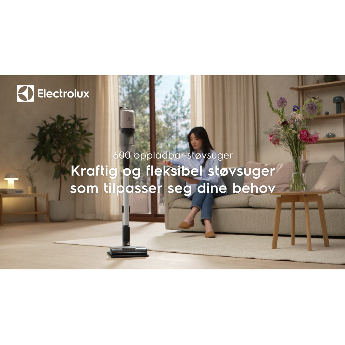 Electrolux - Oppladbar støvsuger - EP61CB21WG