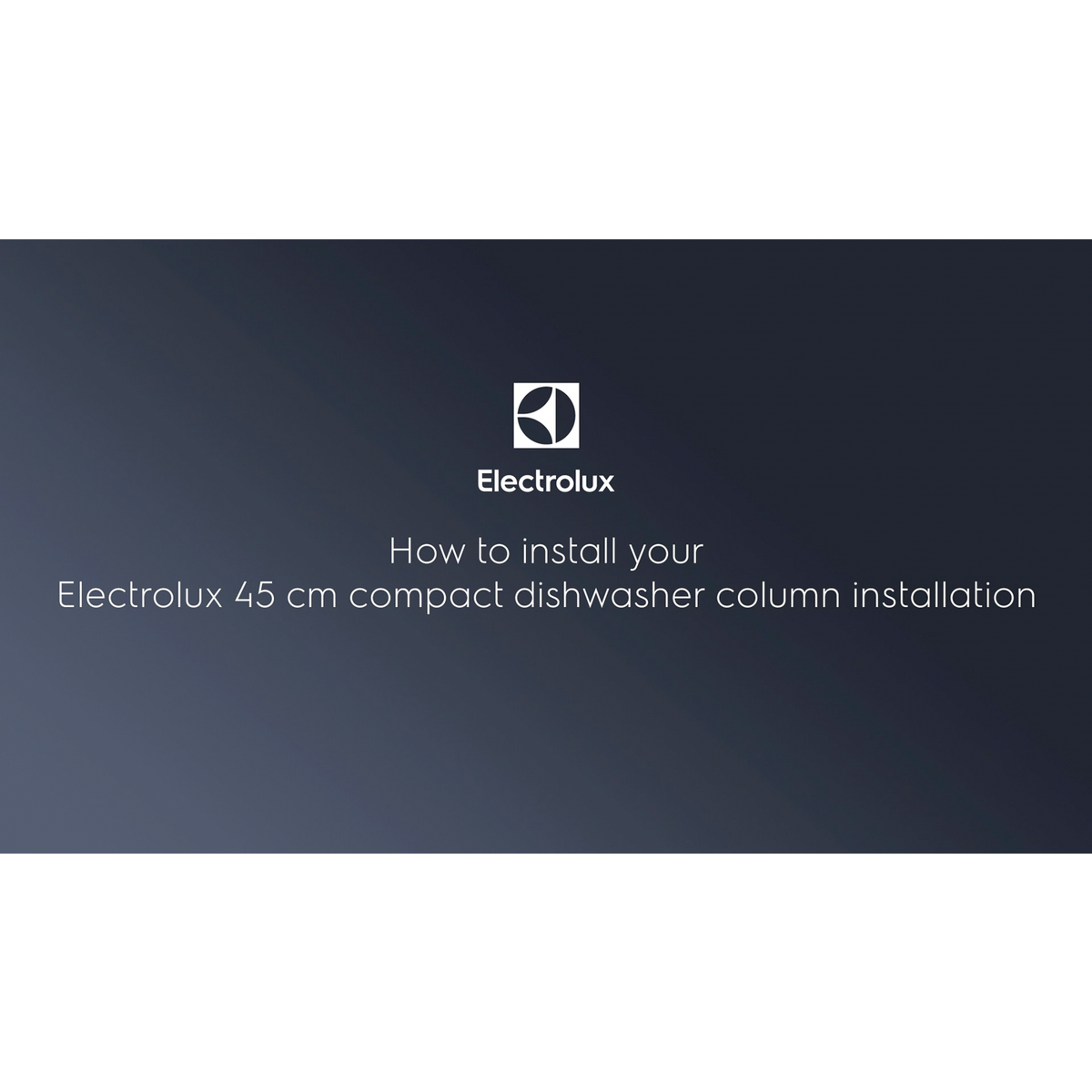 Electrolux - Integrert kompakt oppvaskmaskin - ESL2500RO
