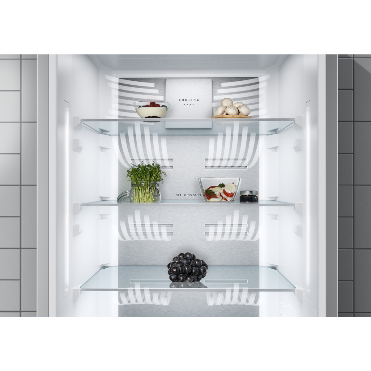 Electrolux - Frittstående kombiskap - LNT7ME32M2