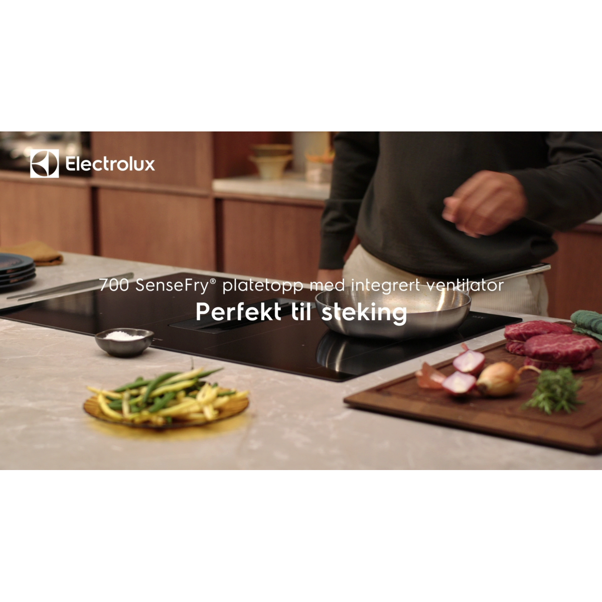 Electrolux - Induksjonstopper med integrert ventilator - HHOB860FMC