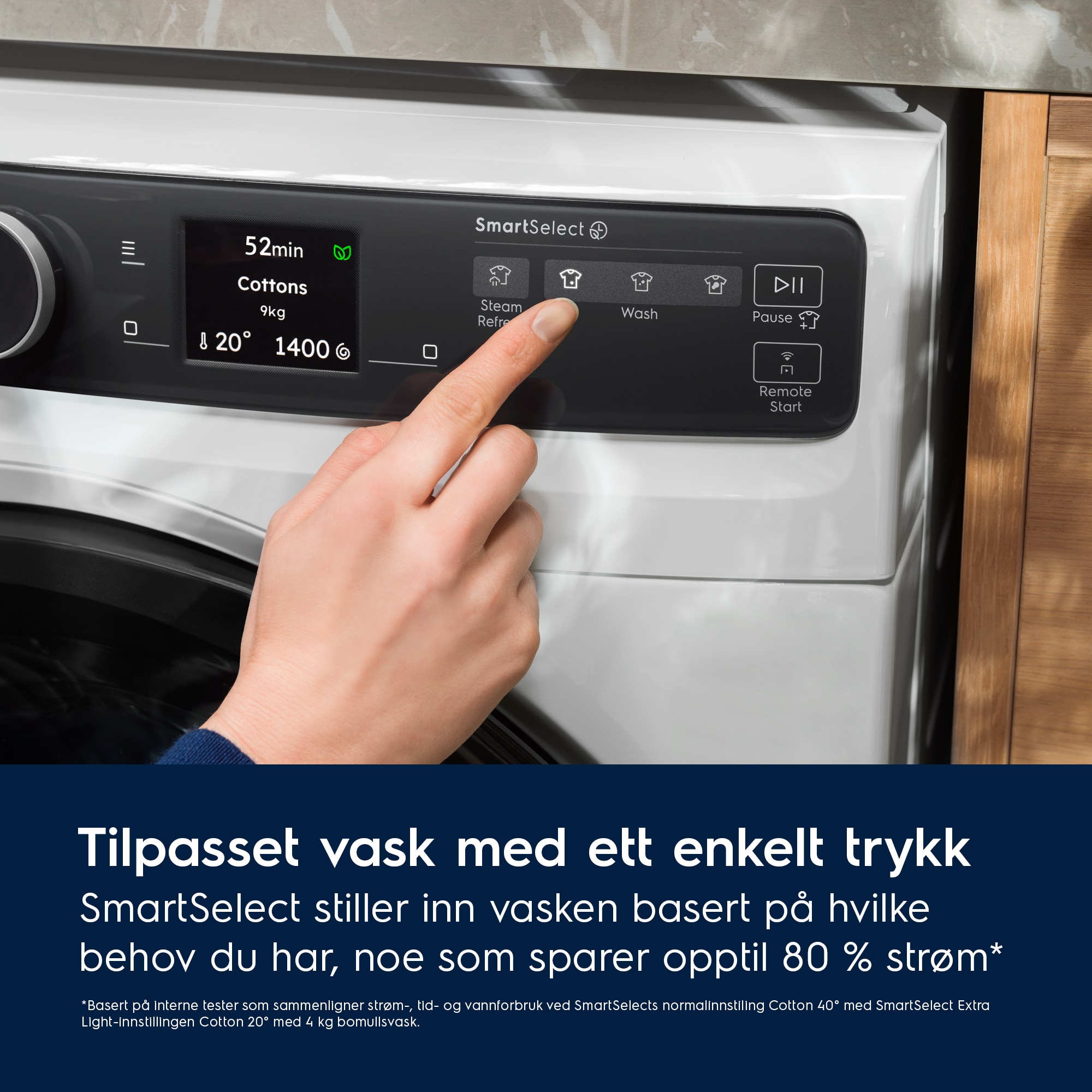 Electrolux - Frontmatet vaskemaskin - EFI874EY6Q