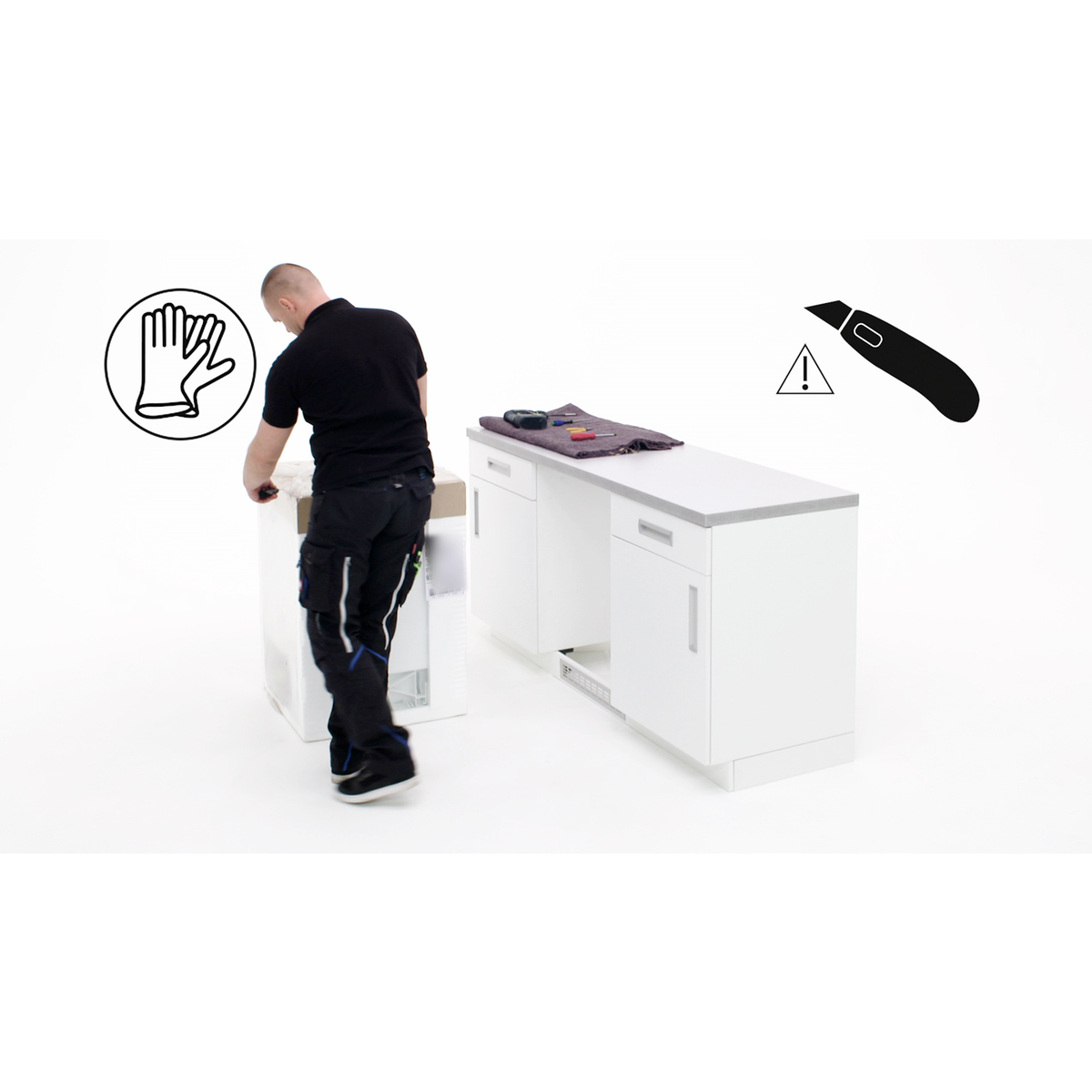 Electrolux - Integrert kjøleskap - LXB3AE82R