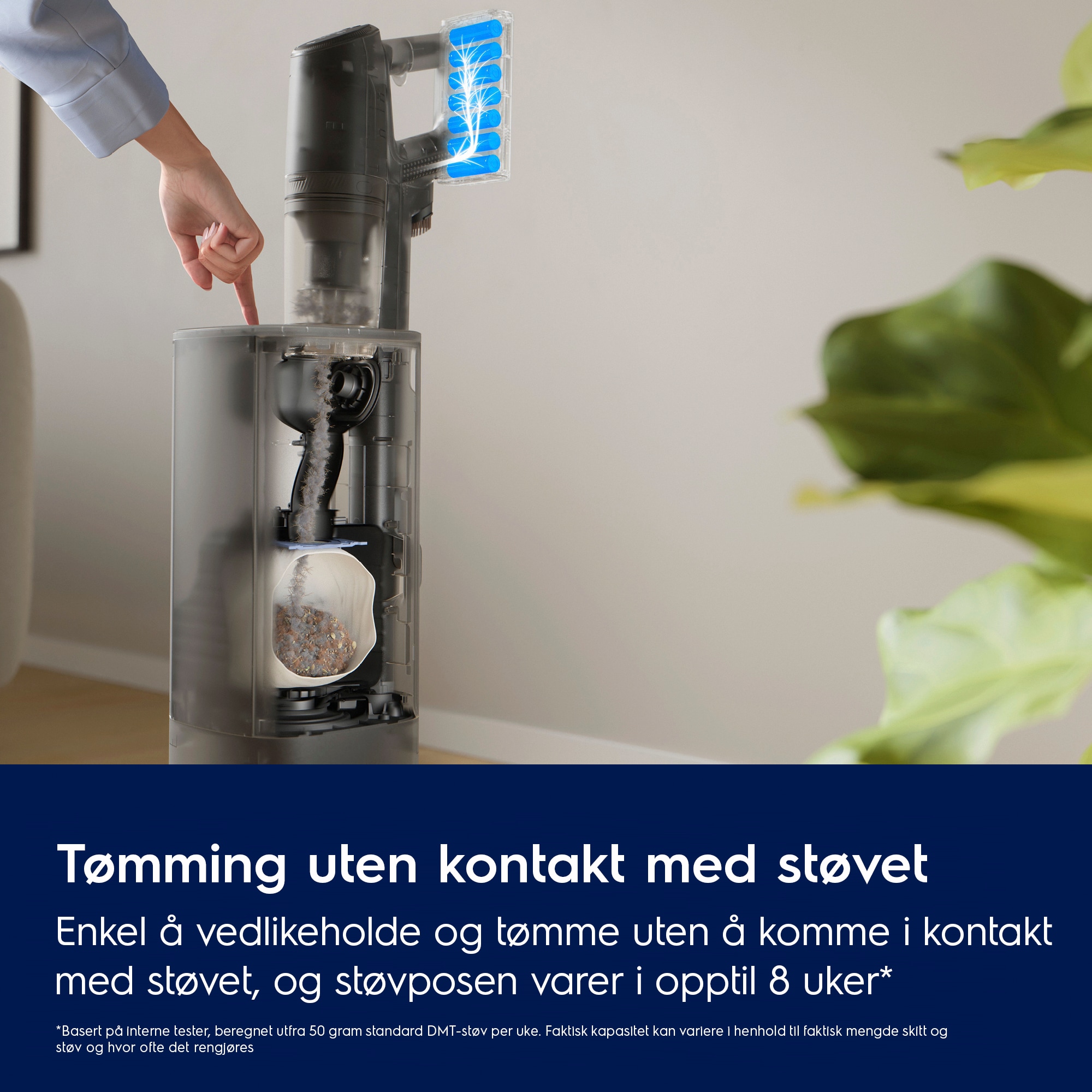 Electrolux - Oppladbar støvsuger - EP83UB25SH