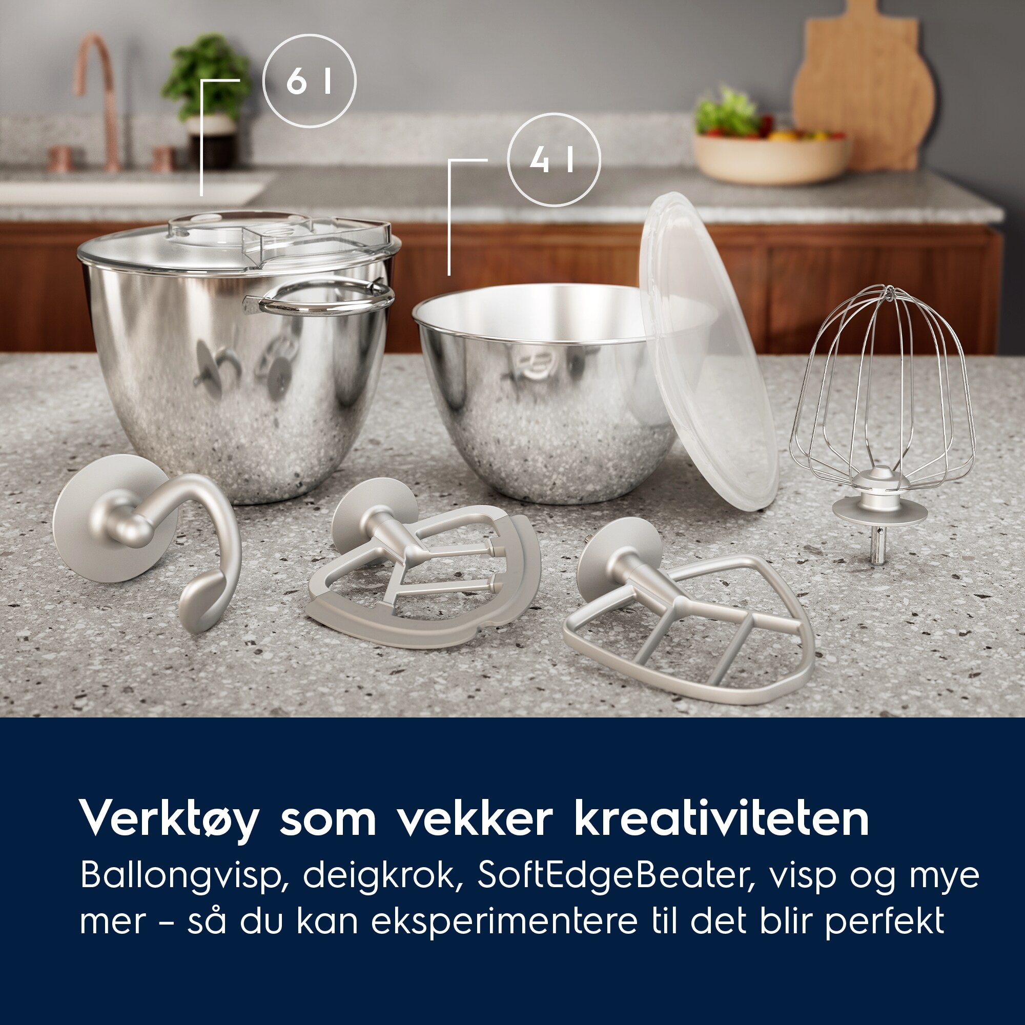 Electrolux - Kjøkkenmaskin - E6KM1-4PPT