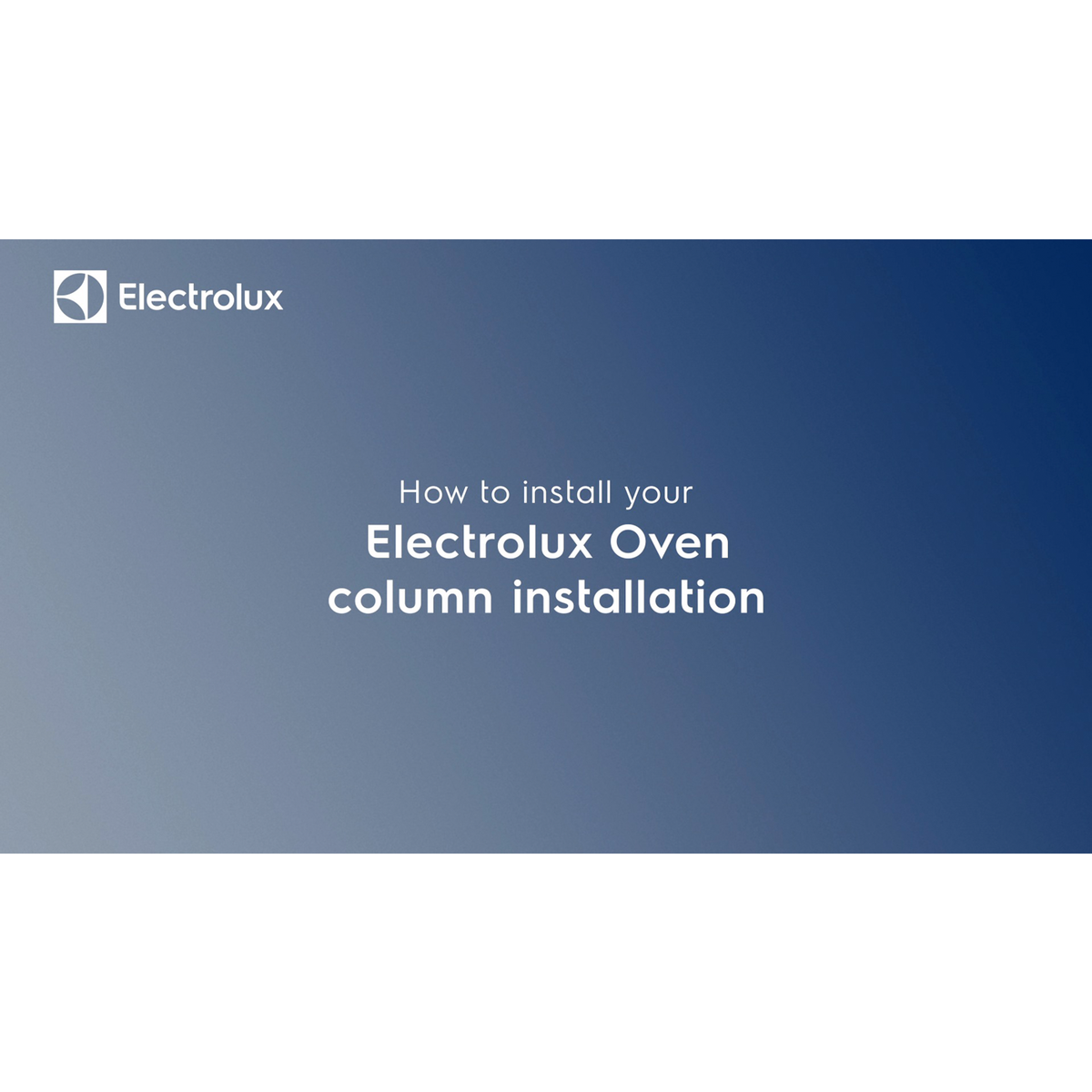 Electrolux - Innbyggingsovn - CKB101X