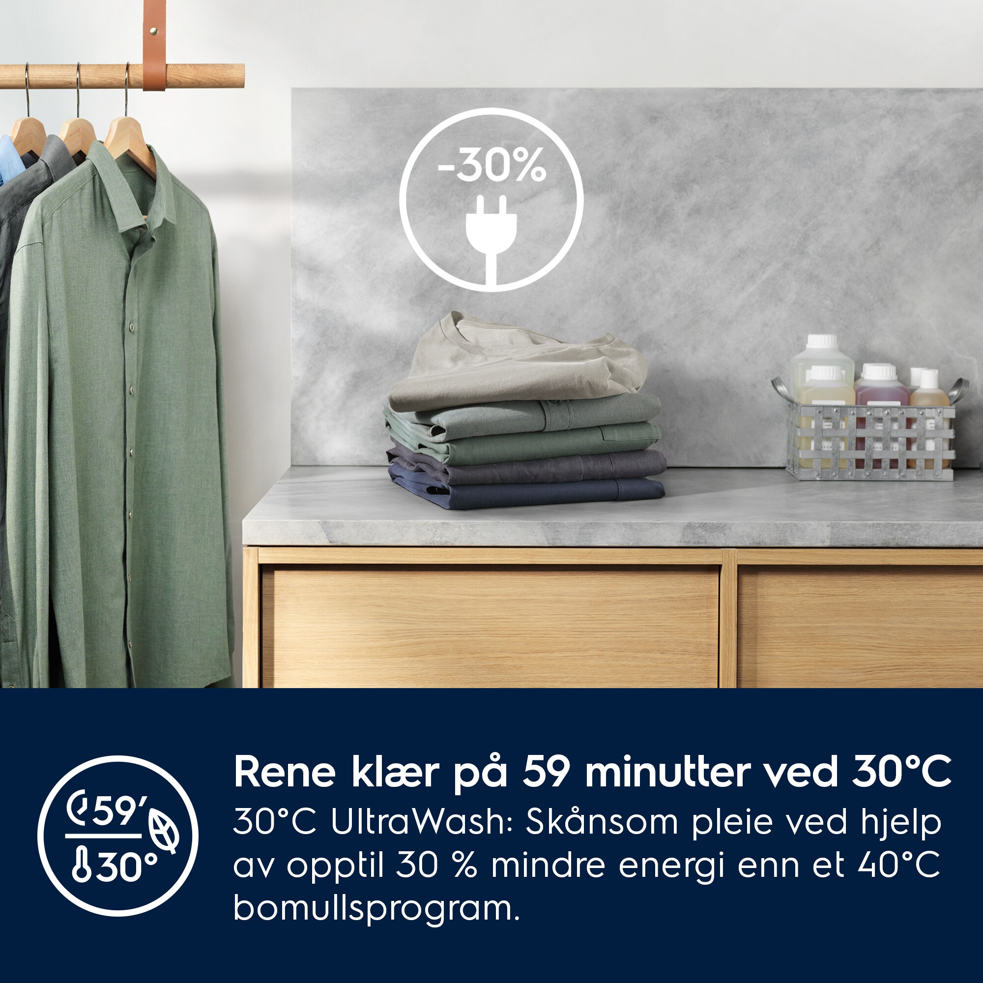 Electrolux - Vaskemaskin med tørketrommel, integrert - EW8WB864T3