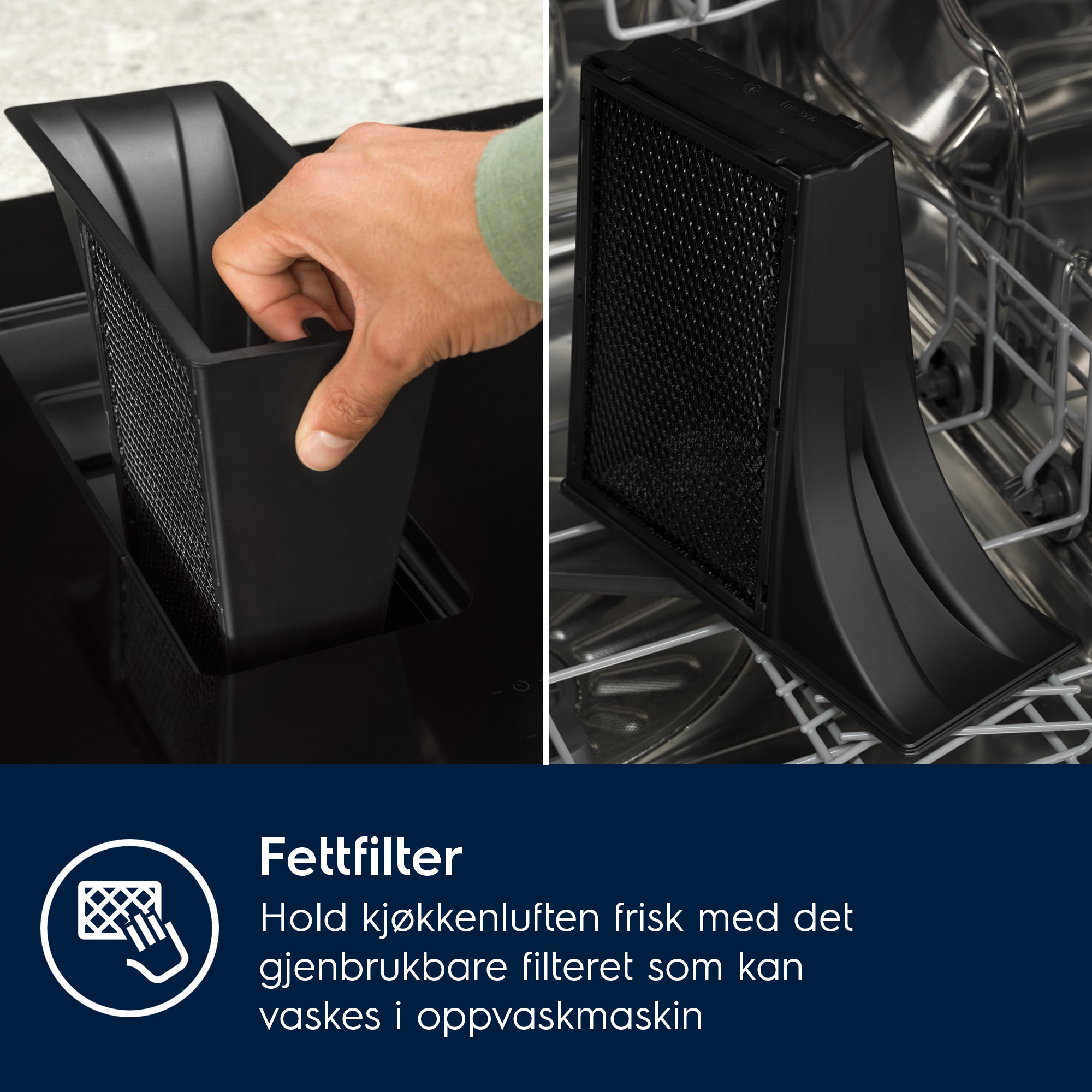 Electrolux - Induksjonstopp med integrert ventilator - HHOB760S