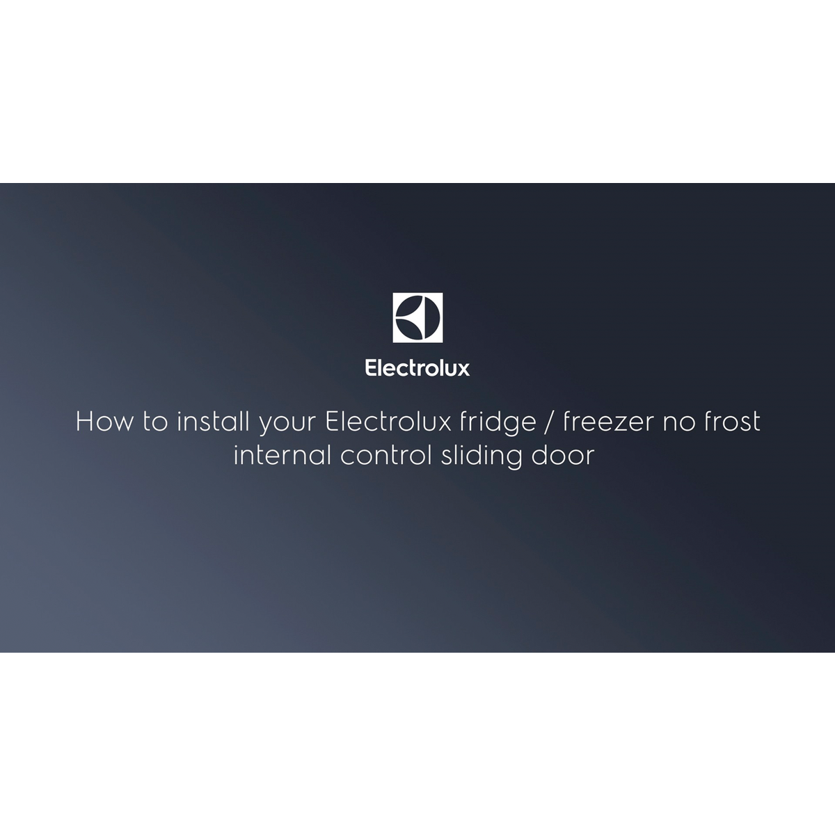 Electrolux - Integrert kombiskap - ENT6NE18S