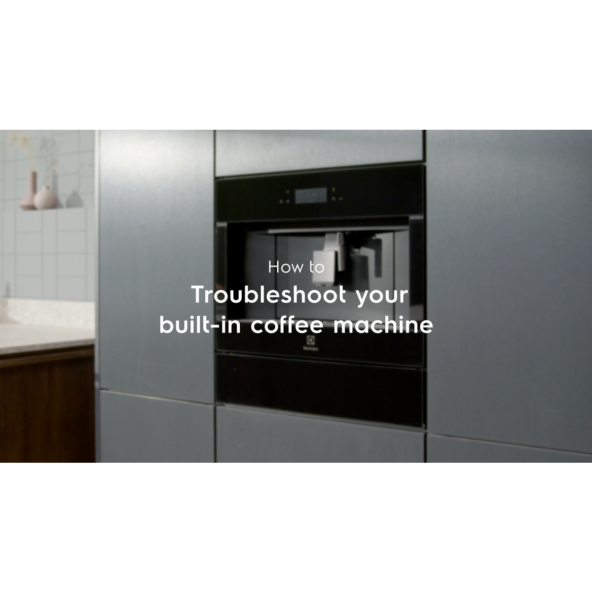 Electrolux - Integrert kaffemaskin - EBC85H