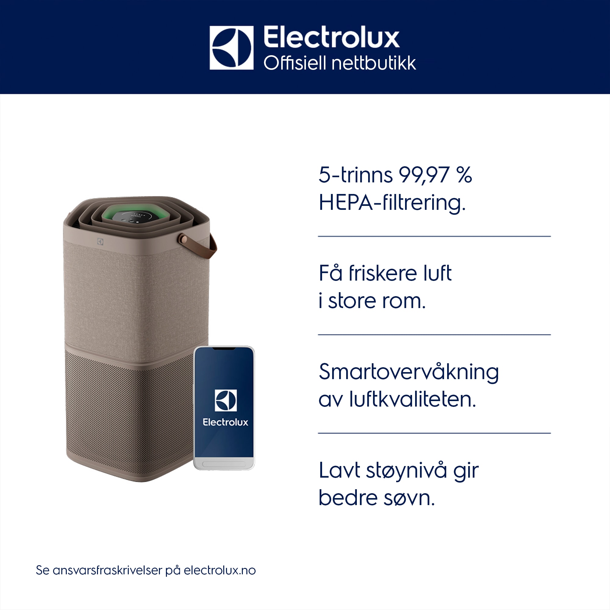 Electrolux - Luftrenser - EPO60571BG