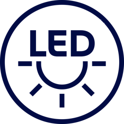 Munnstykke med LED