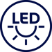 Munnstykke med LED