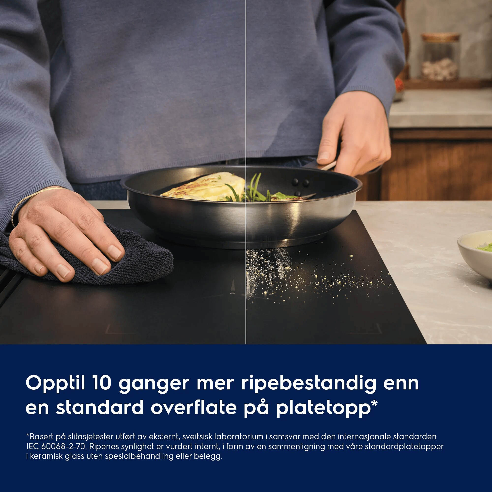700 SenseBoil 60 cm SaphirMatt® ripebestandig overflate HOB660BSC