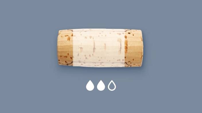 Kork i perfekt luftfuktighet