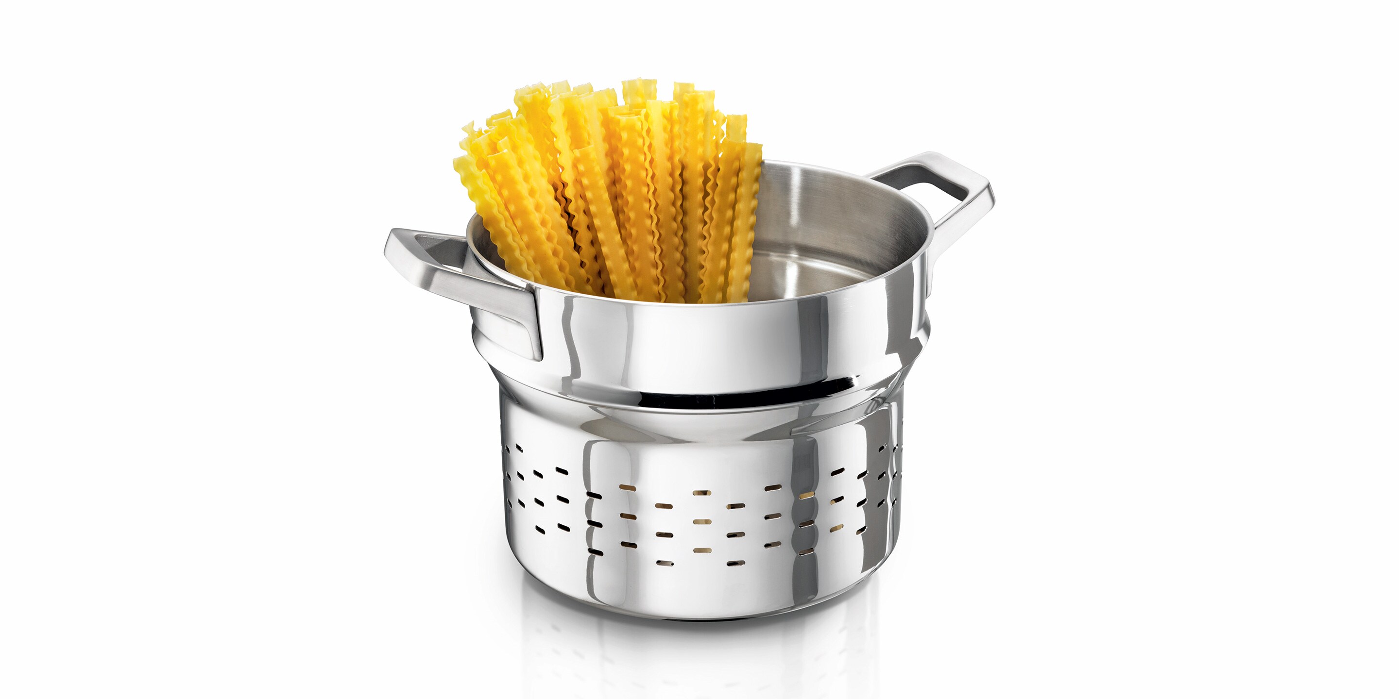 Stockpot for matlaging og avrenning av pasta