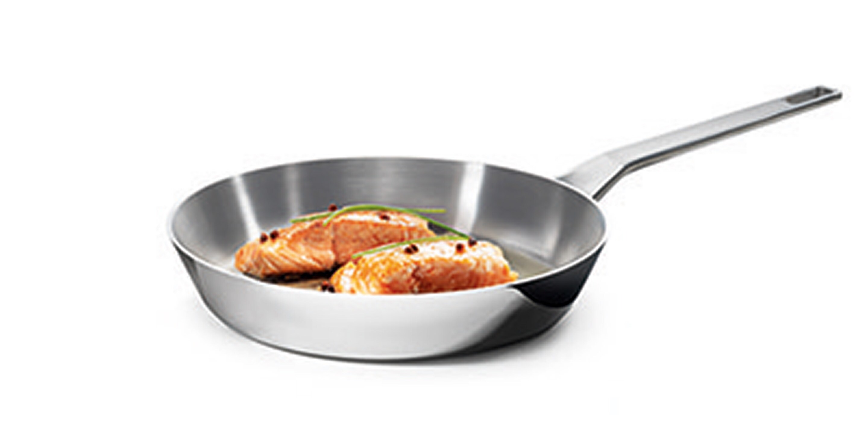 Kjøtt som stekes Infinite Chef-stekepannen