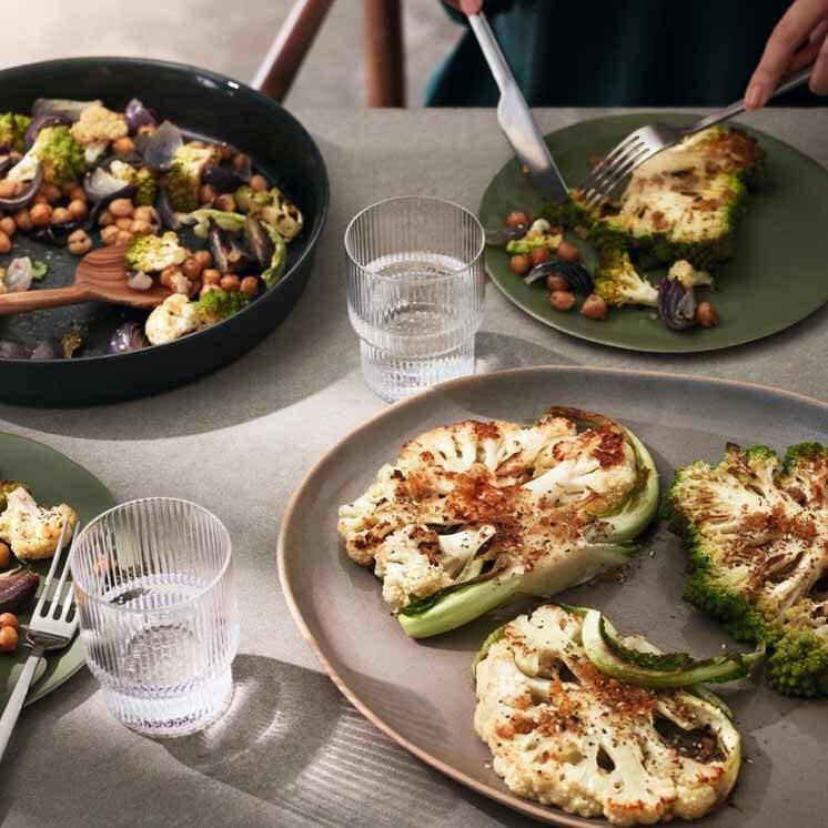 dampkokt grønn paprika med fyll