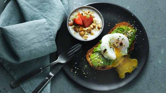 fargerik mat i stekepanne