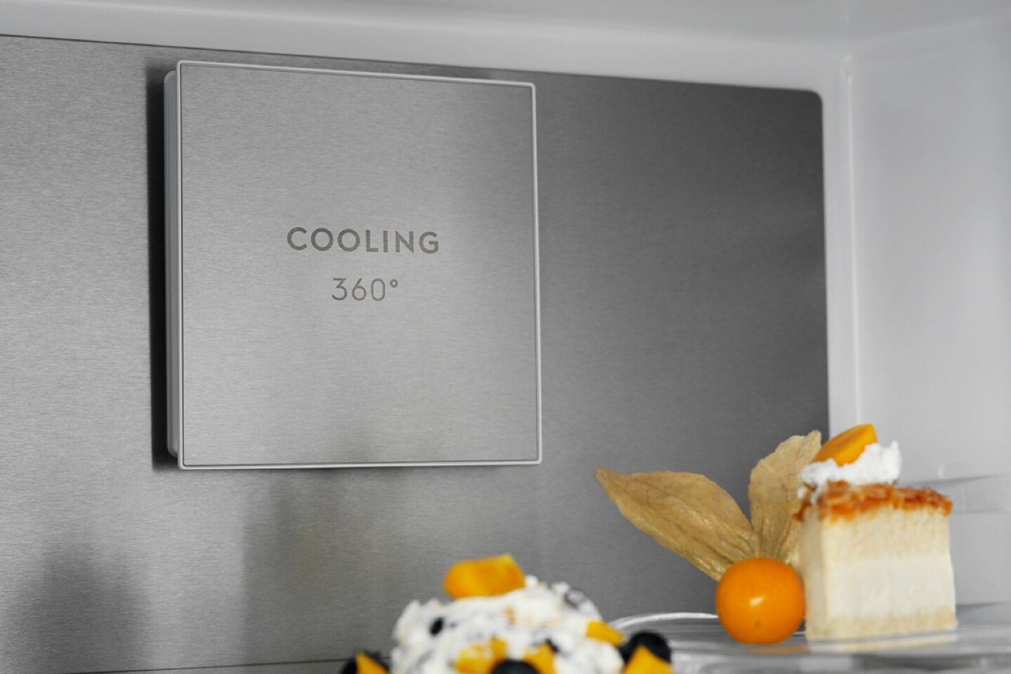 kake i et Cooling 360°-kjøleskap kake i et Cooling 360°-kjøleskap