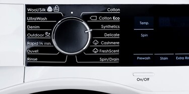 PerfectCare-tvättmaskin från Electrolux med tvättprogrammet Syntet