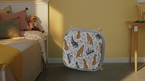 Air purifier with animal pattern