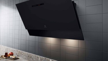 ventilator i svart design