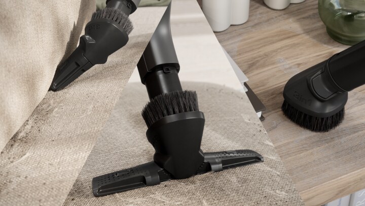 Nærbilde av ulike Electrolux munnstykker
