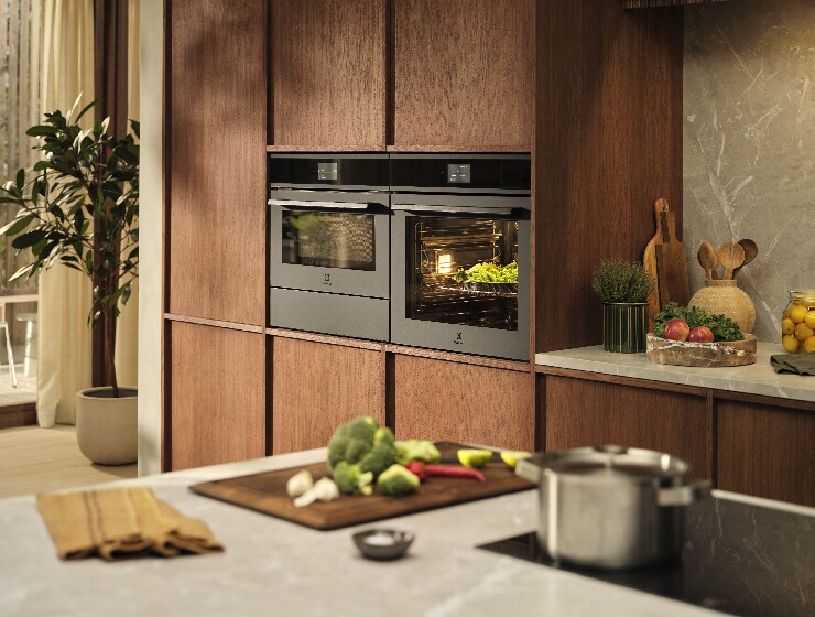 Kjøkkenutsikt med ovner