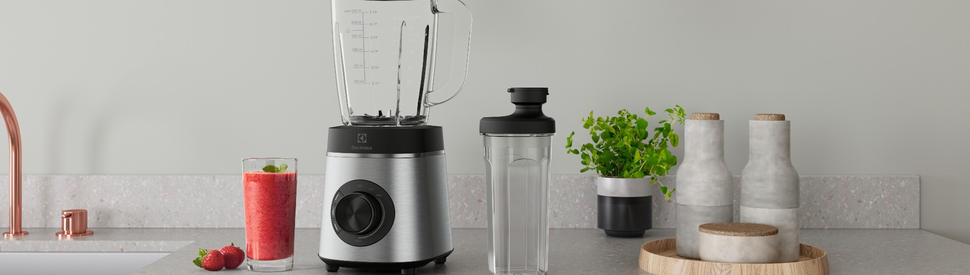 Diverse kjøkkenprodukter fra Electrolux.