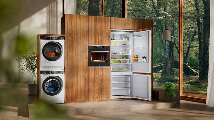 Flere ulike hvitevarer fra Electrolux.