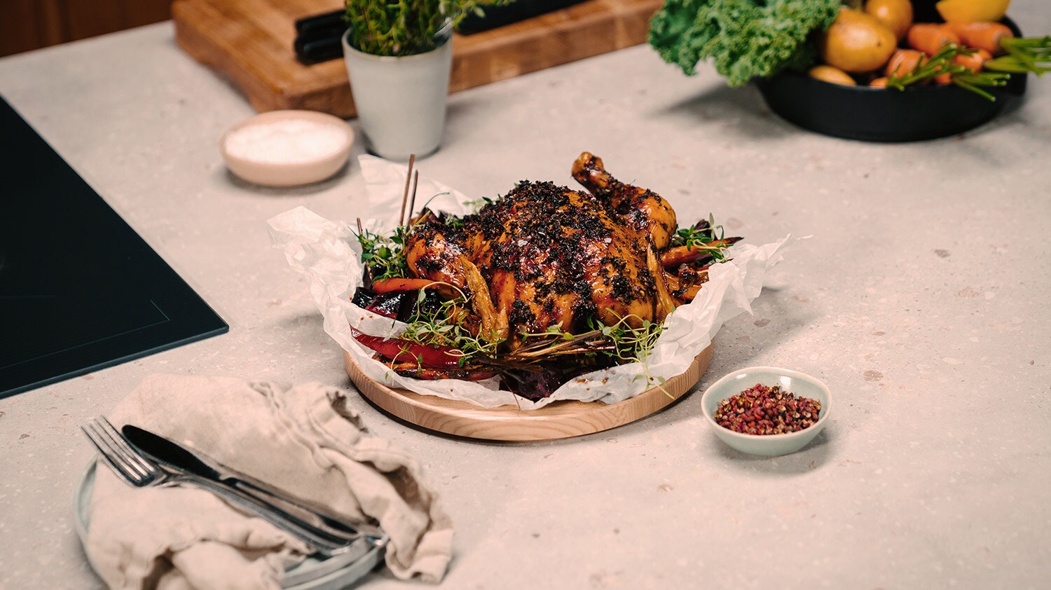 Saftig kylling i ovnen med Sichuan-pepper